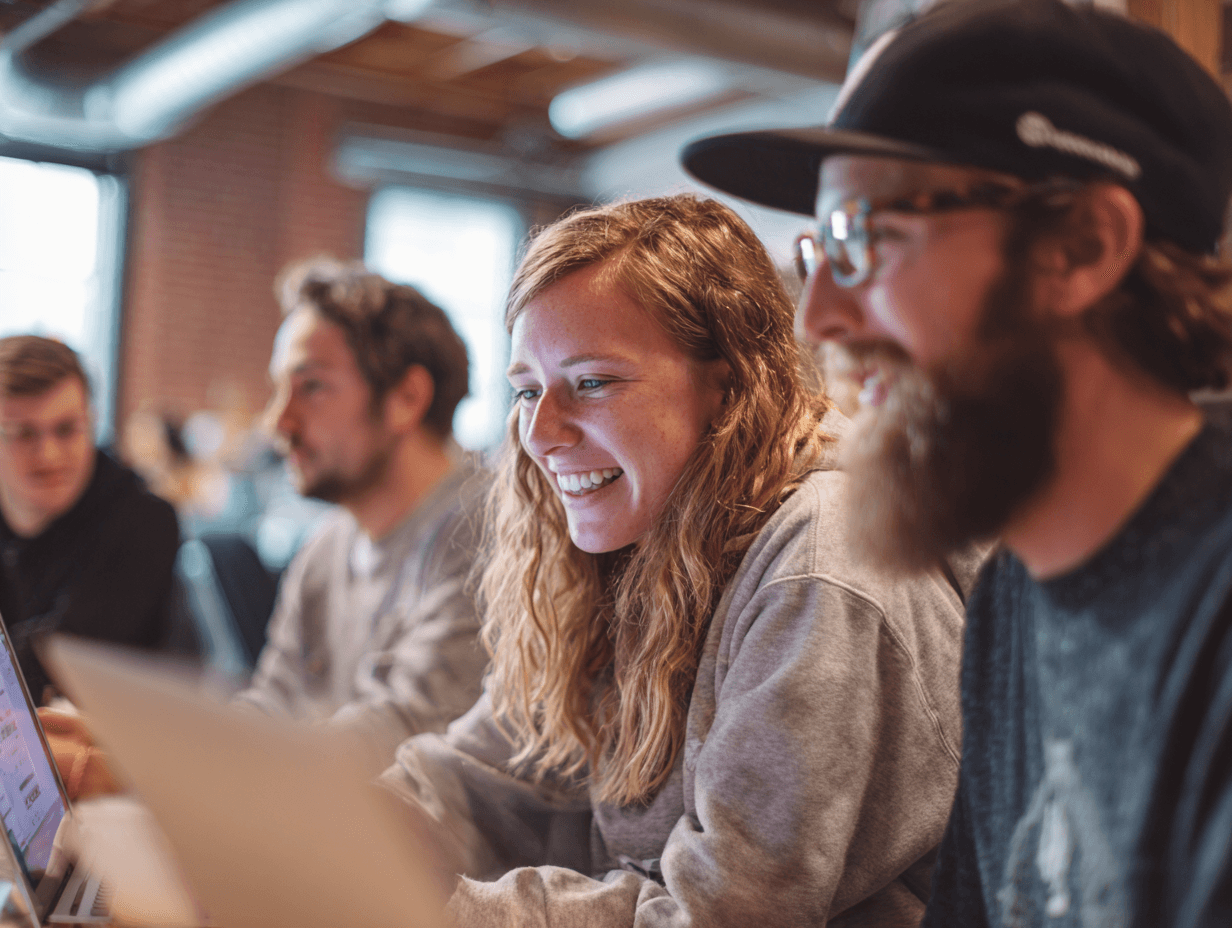 Culture & Values - Team members collaborating