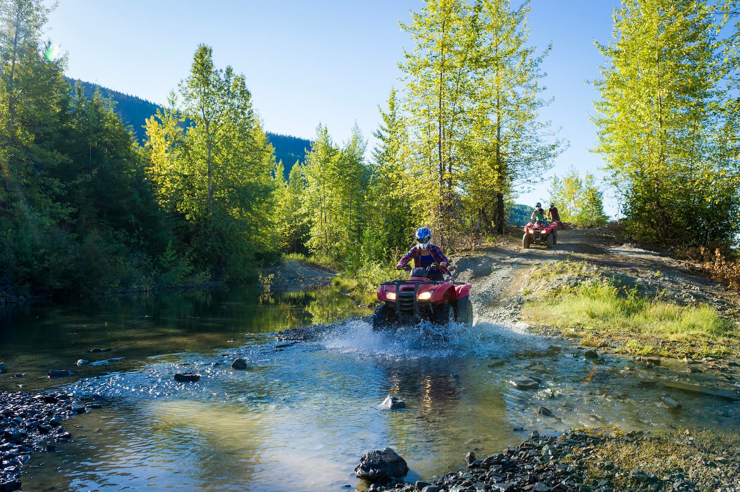 Adventure enthusiast on a boat